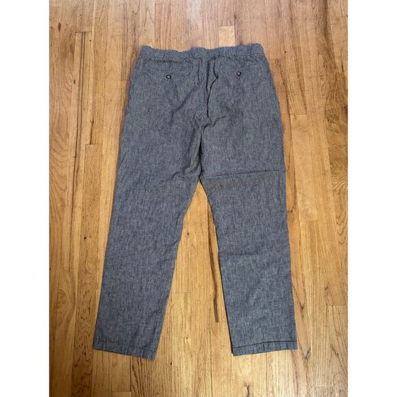 Men’s Old Navy Linen Blend Loose Taper Lightweight Drawstring Pants, size Large - Picture 4 of 5